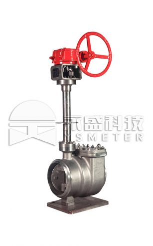 Manhole with low temperature butterfly valve