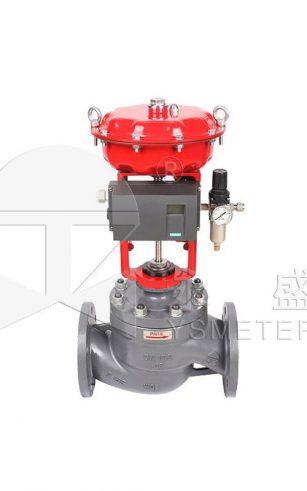 Intelligent pressure balanced low noise control valve